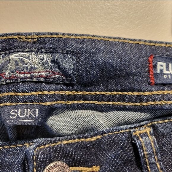 "Sliver" men's jeans ( fluid denim) Distressed, size : 26/32" preo-owned - Picture 4 of 9